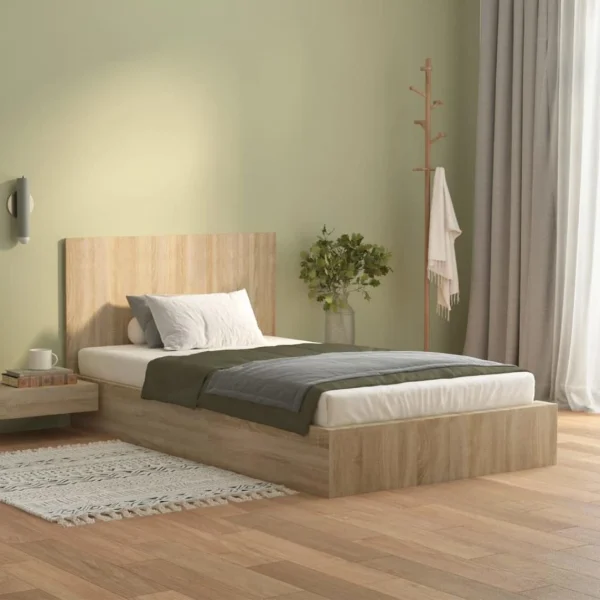 VidaXL Tête De Lit Chêne Sonoma 120×1,5×80 Cm Bois D’ingénierie officiel 4