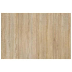 VidaXL Tête De Lit Chêne Sonoma 120×1,5×80 Cm Bois D’ingénierie officiel 15