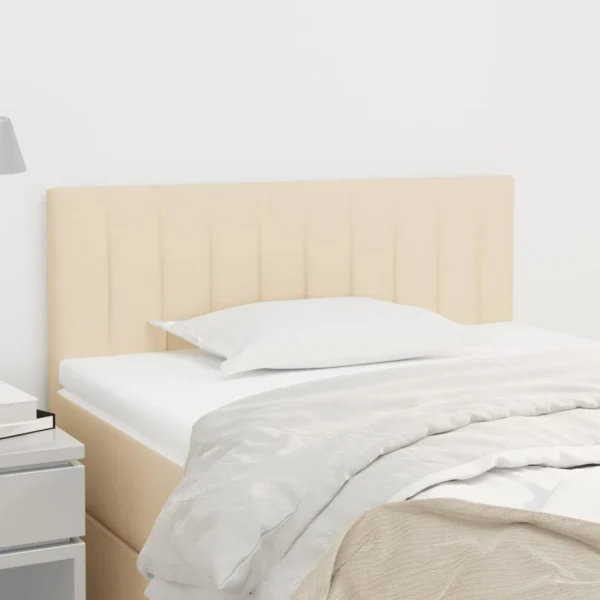 vente en ligne pas cher VidaXL Tête De Lit Crème 80x5x78/88 Cm Tissu 1
