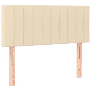 Nouvelle tendance VidaXL Tête De Lit Crème 90x5x78/88 Cm Tissu 9