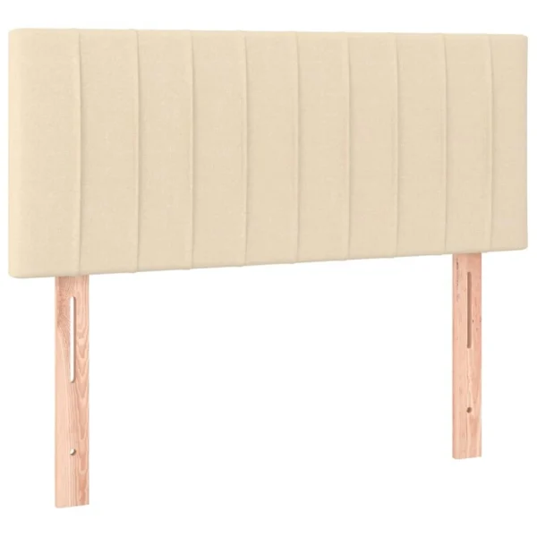 Nouvelle tendance VidaXL Tête De Lit Crème 90x5x78/88 Cm Tissu 3