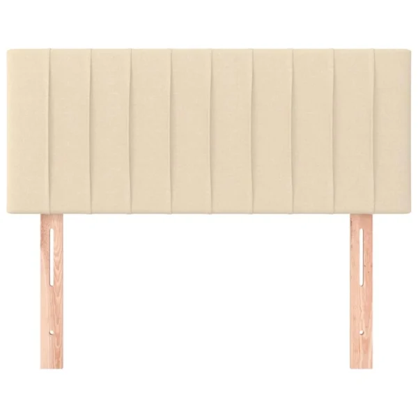 Nouvelle tendance VidaXL Tête De Lit Crème 90x5x78/88 Cm Tissu 4