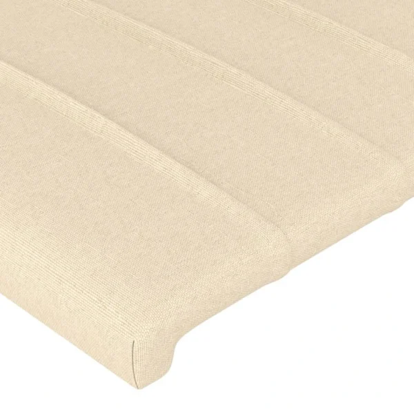 Nouvelle tendance VidaXL Tête De Lit Crème 90x5x78/88 Cm Tissu 5