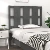 grossiste en ligne VidaXL Tête De Lit Gris 105,5x4x100 Cm Bois Massif De Pin 19