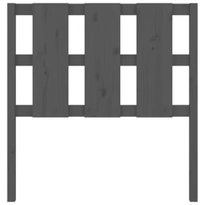 grossiste en ligne VidaXL Tête De Lit Gris 105,5x4x100 Cm Bois Massif De Pin 13