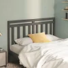 VidaXL Tête De Lit Gris 126x4x100 Cm Bois Massif De Pin Retour gratuit en magasin. 16