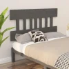 VidaXL Tête De Lit Gris 138,5x3x81 Cm Bois Massif De Pin excellents soldes 14