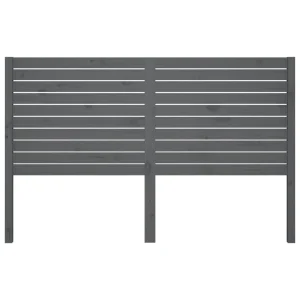 VidaXL Tête De Lit Gris 156x4x100 Cm Bois Massif De Pin exclusivement disponibles 11