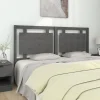 VidaXL Tête De Lit Gris 165,5x4x100 Cm Bois Massif De Pin mode 17