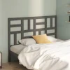Boutique officielle VidaXL Tête De Lit Gris 166x4x104 Cm Bois Massif De Pin 19