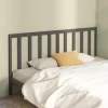 VidaXL Tête De Lit Gris 206x4x100 Cm Bois Massif De Pin soldes officiel 19