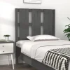 VidaXL Tête De Lit Gris 80,5x4x100 Cm Bois Massif De Pin Meilleur Prix Garanti 19
