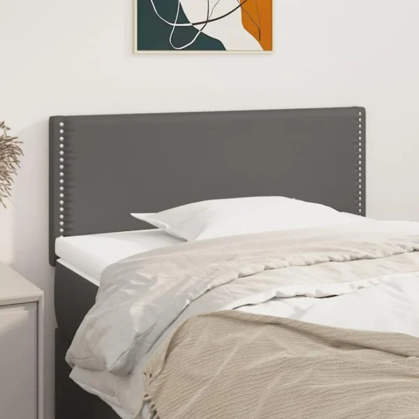 VidaXL Tête De Lit Gris 80x5x78/88 Cm Similicuir marque moins cher 1