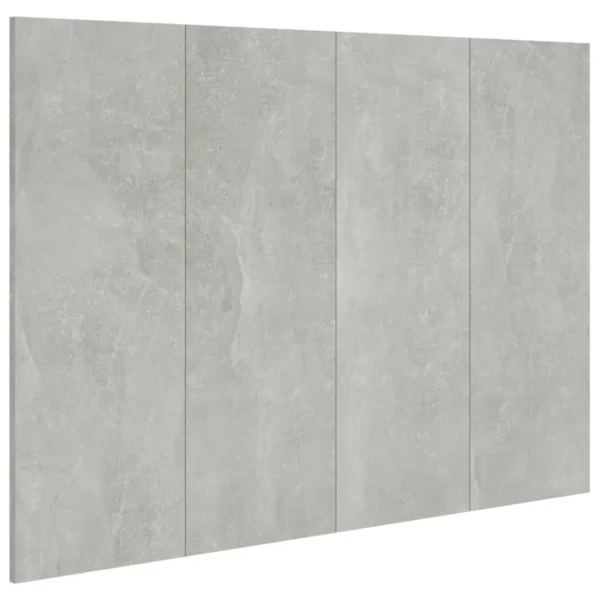 Couleurs variées VidaXL Tête De Lit Gris Béton 120×1,5×80 Cm Bois D’ingénierie 3