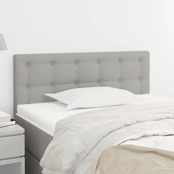 VidaXL Tête De Lit Gris Clair 100x5x78/88 Cm Tissu magasins pour 1