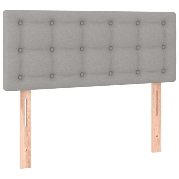 VidaXL Tête De Lit Gris Clair 100x5x78/88 Cm Tissu magasins pour 3