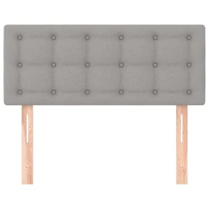VidaXL Tête De Lit Gris Clair 100x5x78/88 Cm Tissu magasins pour 11