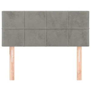 VidaXL Tête De Lit Gris Clair 80x5x78/88 Cm Velours excellente qualité 11