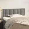 VidaXL Tête De Lit Gris Clair 90x5x78/88 Cm Velours Nouvelle tendance 17