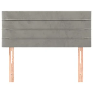 VidaXL Tête De Lit Gris Clair 90x5x78/88 Cm Velours magasin paris 11