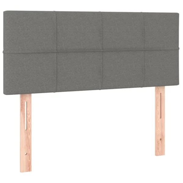 boutique pas cher VidaXL Tête De Lit Gris Foncé 100x5x78/88 Cm Tissu 3