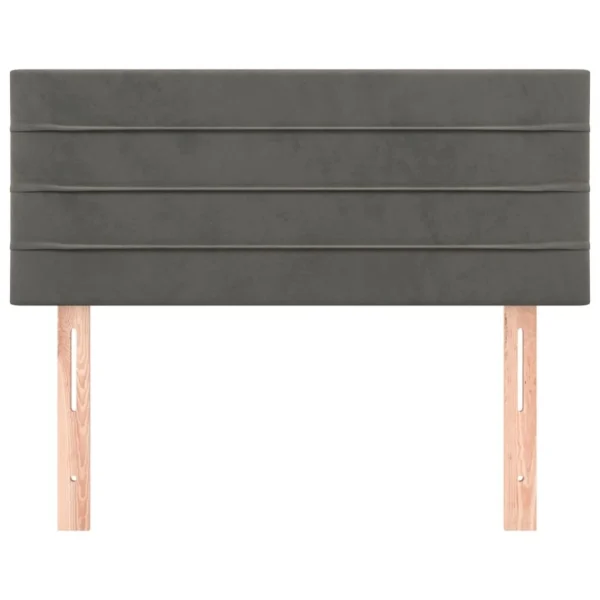 à prix d'occasion VidaXL Tête De Lit Gris Foncé 80x5x78/88 Cm Velours 4