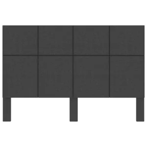 meilleure qualité VidaXL Tête De Lit Gris Foncé Tissu 160×200 Cm 11