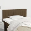 VidaXL Tête De Lit Marron Foncé 100x5x78/88 Cm Tissu france 19