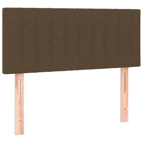 VidaXL Tête De Lit Marron Foncé 100x5x78/88 Cm Tissu france 3