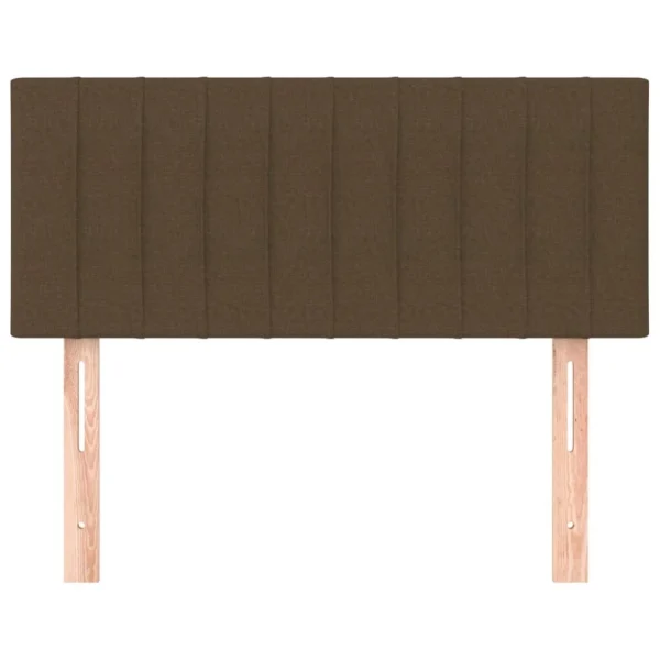 VidaXL Tête De Lit Marron Foncé 100x5x78/88 Cm Tissu france 4