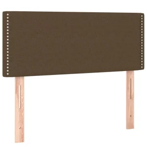 VidaXL Tête De Lit Marron Foncé 80x5x78/88 Cm Tissu vente pas cher en ligne 9