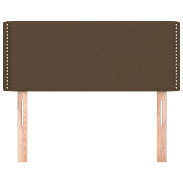 VidaXL Tête De Lit Marron Foncé 80x5x78/88 Cm Tissu vente pas cher en ligne 4