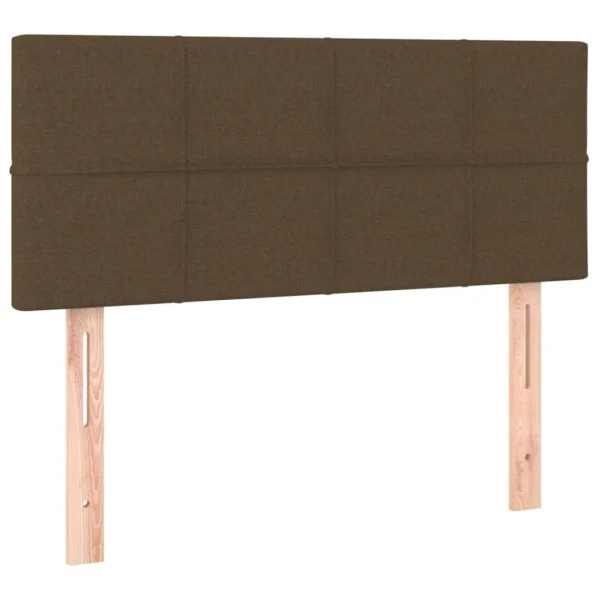 VidaXL Tête De Lit Marron Foncé 90x5x78/88 Cm Tissu achetez 3