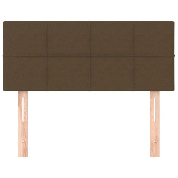 VidaXL Tête De Lit Marron Foncé 90x5x78/88 Cm Tissu achetez 4