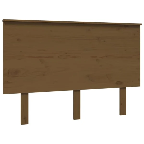 VidaXL Tête De Lit Marron Miel 124x6x82,5 Cm Bois Massif De Pin dernière tendance 3