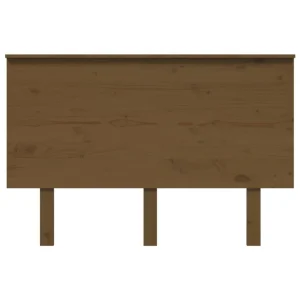 VidaXL Tête De Lit Marron Miel 124x6x82,5 Cm Bois Massif De Pin dernière tendance 11