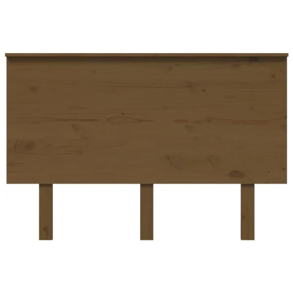 VidaXL Tête De Lit Marron Miel 124x6x82,5 Cm Bois Massif De Pin dernière tendance 4