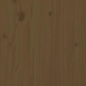 dernières VidaXL Tête De Lit Marron Miel 125,5x4x100 Cm Bois Massif De Pin 15