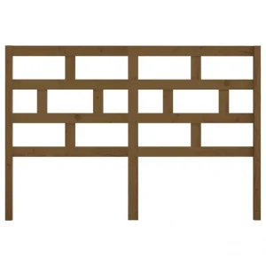 VidaXL Tête De Lit Marron Miel 126x4x100 Cm Bois Massif De Pin livraison la plus rapide 13
