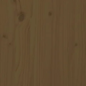 VidaXL Tête De Lit Marron Miel 126x4x100 Cm Bois Massif De Pin livraison la plus rapide 15