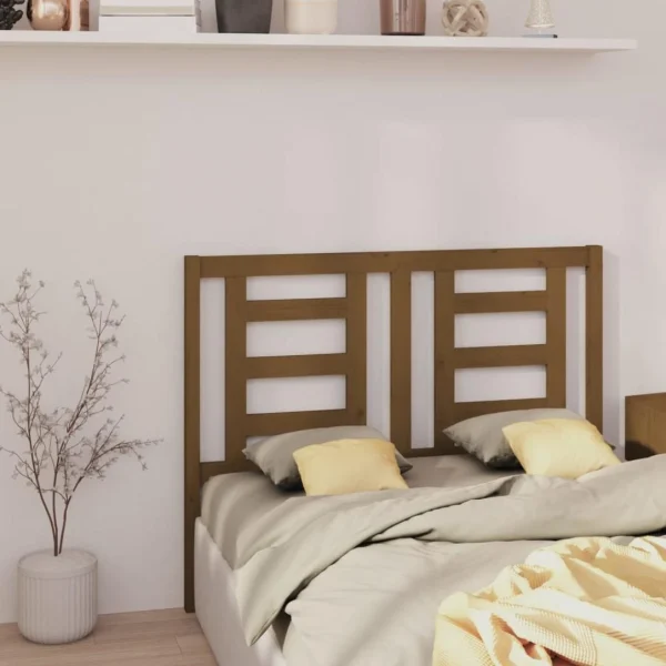 VidaXL Tête De Lit Marron Miel 141x4x100 Cm Bois Massif De Pin grossiste en ligne 5