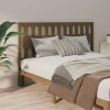 vente pas cher VidaXL Tête De Lit Marron Miel 155,5x4x100 Cm Bois Massif De Pin 16