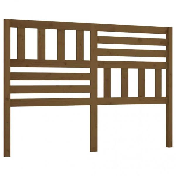 VidaXL Tête De Lit Marron Miel 156x4x100 Cm Bois Massif De Pin mode pas chere 3