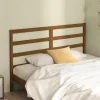 prix le plus bas VidaXL Tête De Lit Marron Miel 156x4x100 Cm Bois Massif De Pin 17