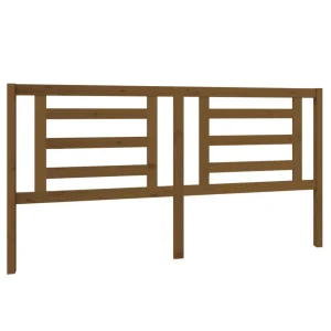 VidaXL Tête De Lit Marron Miel 186x4x100 Cm Bois De Pin Massif france en ligne 9