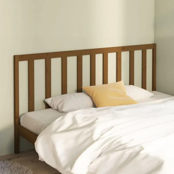 VidaXL Tête De Lit Marron Miel 186x4x100 Cm Bois Massif De Pin magasin france 1