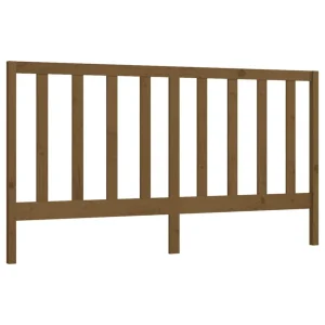 VidaXL Tête De Lit Marron Miel 186x4x100 Cm Bois Massif De Pin magasin france 9