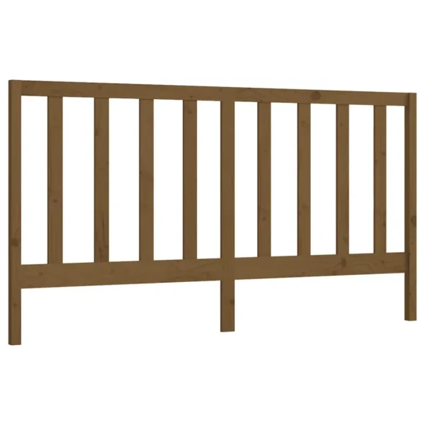 VidaXL Tête De Lit Marron Miel 186x4x100 Cm Bois Massif De Pin magasin france 3