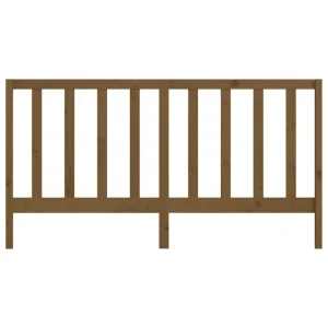 VidaXL Tête De Lit Marron Miel 186x4x100 Cm Bois Massif De Pin magasin france 13