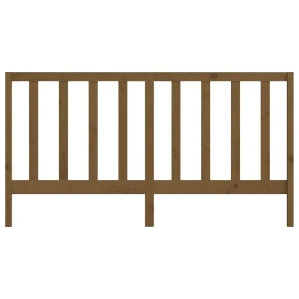 VidaXL Tête De Lit Marron Miel 186x4x100 Cm Bois Massif De Pin magasin france 5